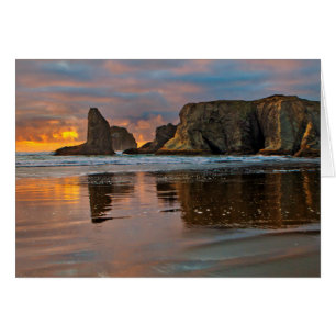 Sonnenuntergang auf der Oregon-Küste - Bandon