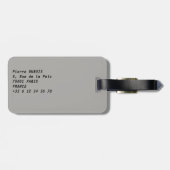 Sonnenuntergang auf der russisch-orthodoxen Kathed Gepäckanhänger (Rückseite horizontal)