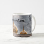Sonnenuntergang auf der russisch-orthodoxen Kathed Kaffeetasse (VorderseiteRechts)