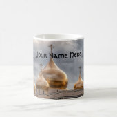 Sonnenuntergang auf der russisch-orthodoxen Kathed Kaffeetasse (Mittel)