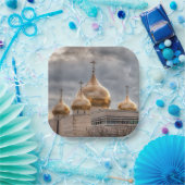 Sonnenuntergang auf der russisch-orthodoxen Kathed Pappteller (Party)