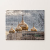 Sonnenuntergang auf der russisch-orthodoxen Kathed Puzzle (Horizontal)