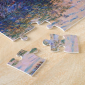 Sonnenuntergang auf der Seine am Lavacourt Monet K Puzzle (Seite)
