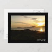 Sonnenuntergang auf der Solway Förde Postkarte (Vorne/Hinten)