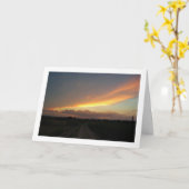 Sonnenuntergang auf der spanischen Straße Karte (Gelbe Blume)