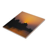 Sonnenuntergang auf der verbotenen Stadt - Peking, Fliese (Seite)