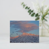 Sonnenuntergang auf der Wasatch Range - Utah Postc Postkarte (Stehend Vorderseite)