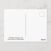 Sonnenuntergang auf der Wasatch Range - Utah Postc Postkarte (Rückseite)