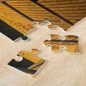 Sonnenuntergang auf einem Alberta-Bauernhof Puzzle (Seite)