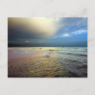 Sonnenuntergang auf einem Strand Annas Maria Postkarte