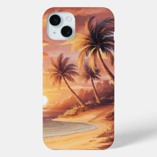 Sonnenuntergang auf einer tropischen Insel Case-Mate iPhone Hülle