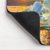 Sonnenuntergang auf Eis Mousepad (Ecke)
