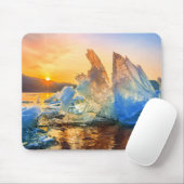 Sonnenuntergang auf Eis Mousepad (Mit Mouse)