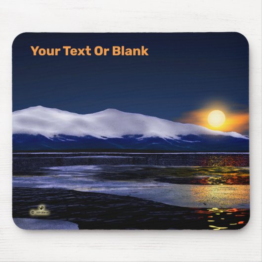 Sonnenuntergang auf Eis Mousepad (Vorne)
