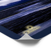 Sonnenuntergang auf Eis Poster (Ecke)