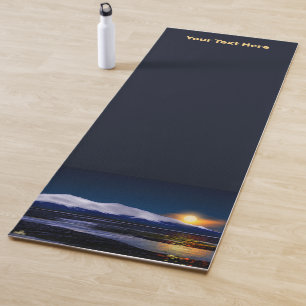 Sonnenuntergang auf Eis Yogamatte