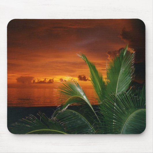 Sonnenuntergang auf Insel Annas Maria Mousepad (Vorne)