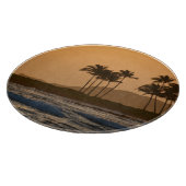 Sonnenuntergang auf Kauai Schneidebrett (Ecke)