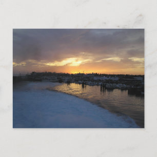 Sonnenuntergang auf Lanzarote 2 Postkarte