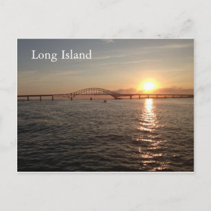 Sonnenuntergang auf Long Island Postkarte