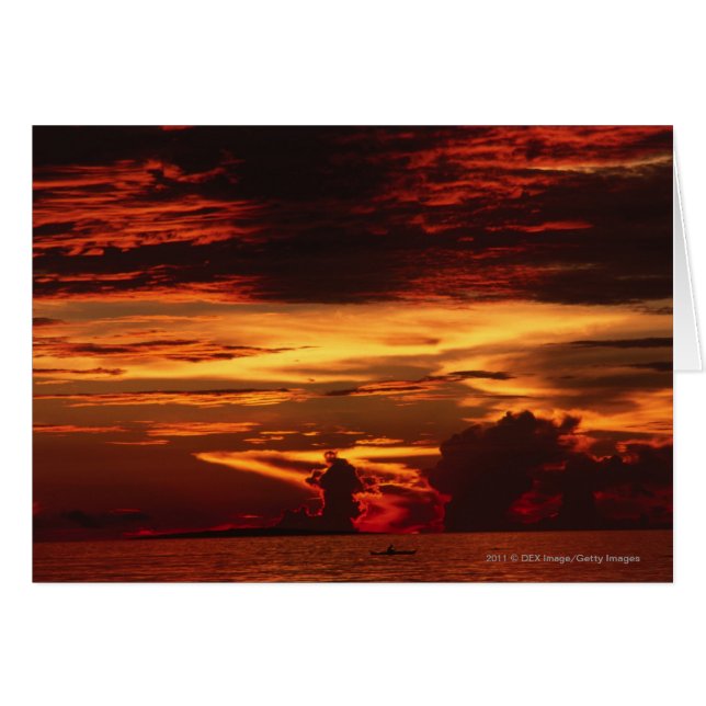 Sonnenuntergang auf See (Vorderseite (Horizontal))