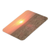 Sonnenuntergang auf See 3"x4" Magnet (Linke Seite)