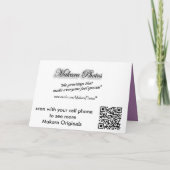 Sonnenuntergang auf See-besonders anfertigen Karte (Rückseite)