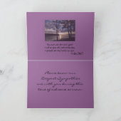 Sonnenuntergang auf See-besonders anfertigen Karte (Innenseite)