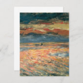 Sonnenuntergang auf See durch Pierre Renoir, Vinta (Vorne/Hinten)