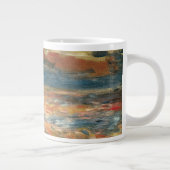 Sonnenuntergang auf See durch Pierre Renoir, Vinta Jumbo-Tasse (Rechts)