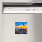 Sonnenuntergang auf See Magnet (In Situ (Geschirrspüler))