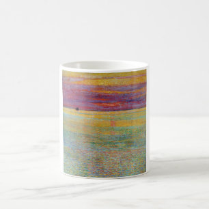 Sonnenuntergang auf See (von Childe Hassam) Kaffeetasse