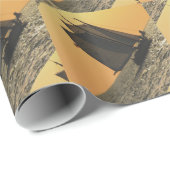 Sonnenuntergang auf Segelbooten Geschenkpapier (Rolleneckpunkt)