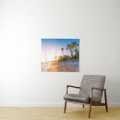 Sonnenuntergang auf tropischer Dominikanischer Wandteppich (Beispiel (Horizontal))