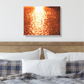 Sonnenuntergang auf Wasser Leinwanddruck (Insitu (Schlafzimmer))