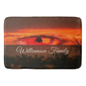 Sonnenuntergang Auge 2106 Badematte (Vorderseite)