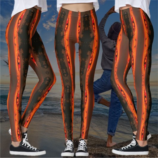 Sonnenuntergang Auge 2106 Leggings
