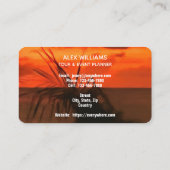 Sonnenuntergang Auge 2106 Visitenkarte (Rückseite)