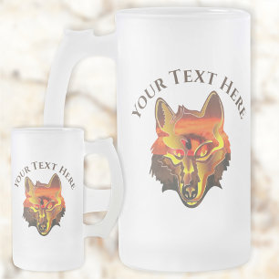Sonnenuntergang Auge des Wolfes 2106 Mattglas Bierglas