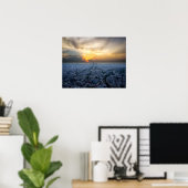 Sonnenuntergang aus der Luft des Eiffelturms, Pari Poster (Heimbüro)