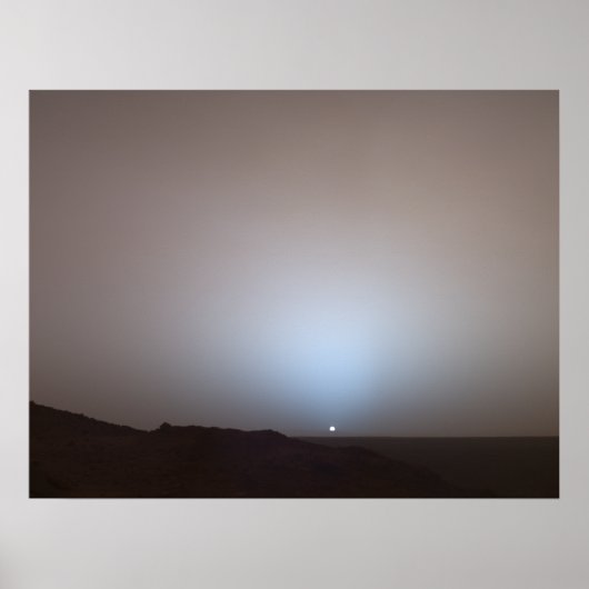 Sonnenuntergang aus Mars Poster (Vorne)