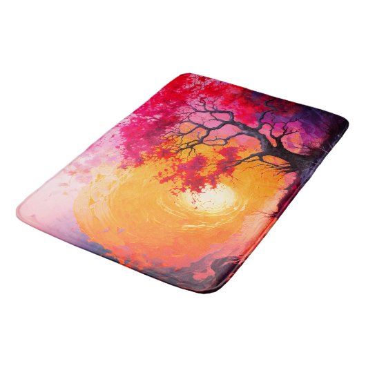 Sonnenuntergang Badematte (Schrägansicht)