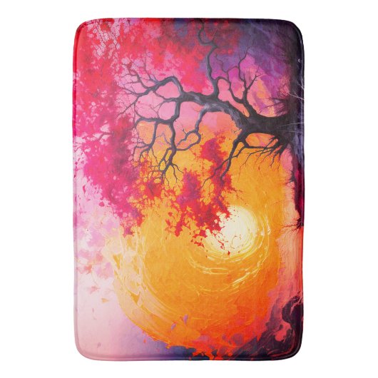 Sonnenuntergang Badematte (Vorderseite Vertikal)