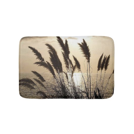 Sonnenuntergang Badematte (Vorderseite)