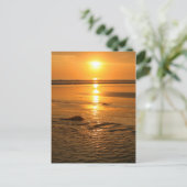 Sonnenuntergang Bali Postkarte (Stehend Vorderseite)