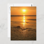 Sonnenuntergang Bali Postkarte (Vorne/Hinten)