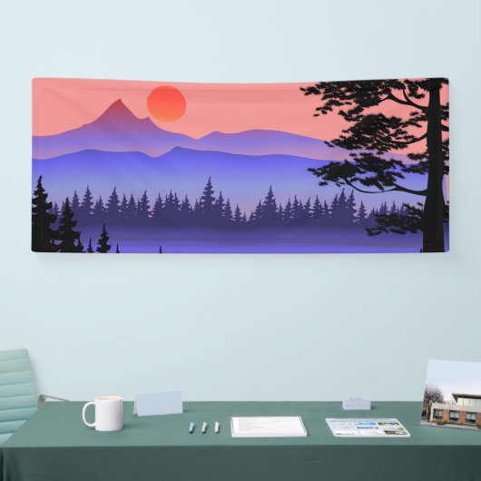 Sonnenuntergang Banner (Messe)