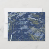 Sonnenuntergang Bar Bat Mitzvah Reply Card RSVP Karte (Rückseite)