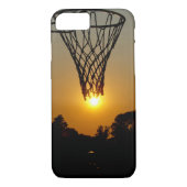 Sonnenuntergang Basketball mit Hacke und Netz Case-Mate iPhone Hülle (Rückseite)