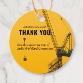 Sonnenuntergang | Baugewerbe Minimal Geschenkanhänger